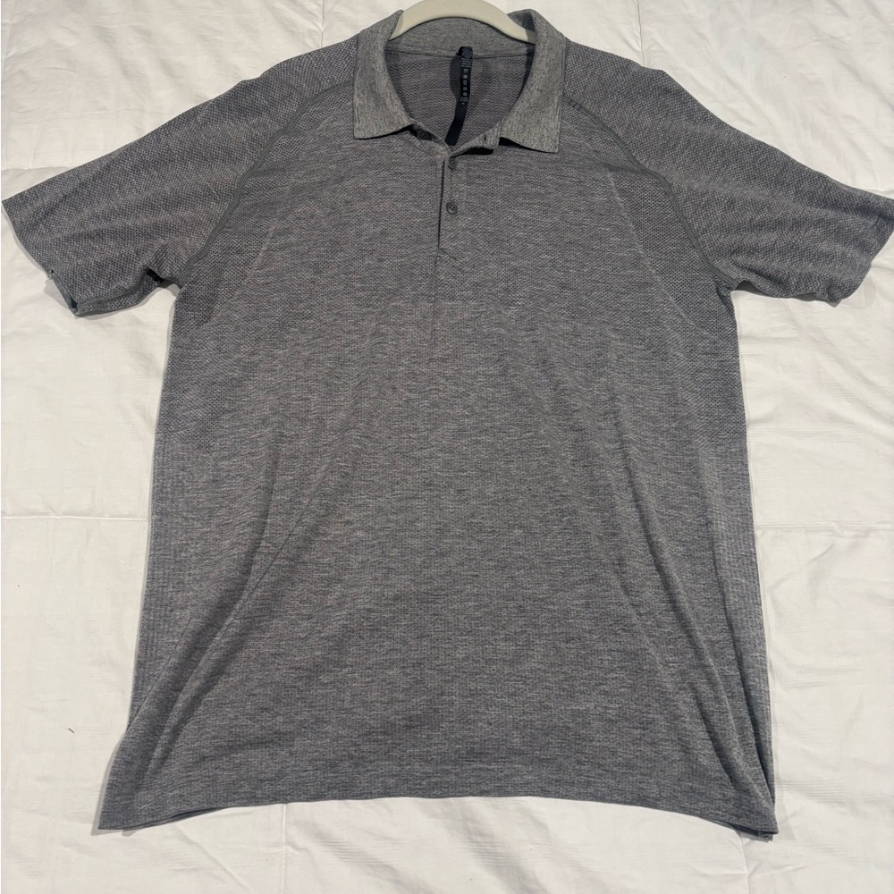 Men's Gray Lululemon Polo Shirt